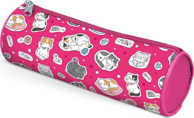 Penál etue válcová Cats