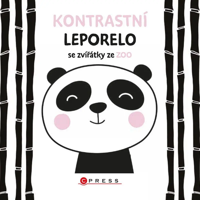 Kontrastní leporelo se zvířátky ze ZOO - kolektiv autorů