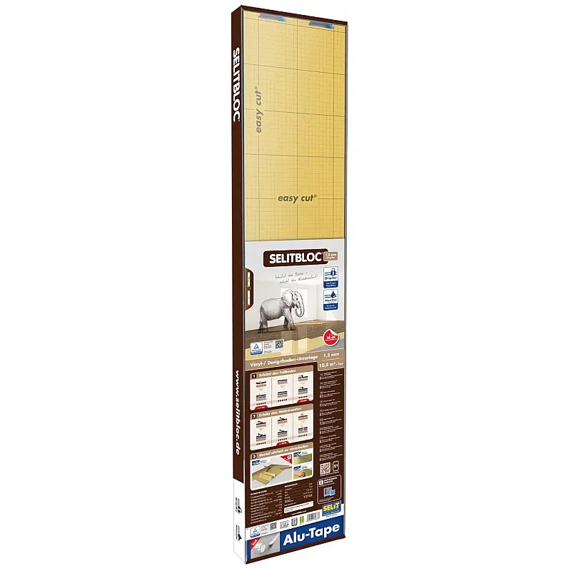 Podložka pod vinylové podlahy Selit Selitbloc GripTec 1,5 mm