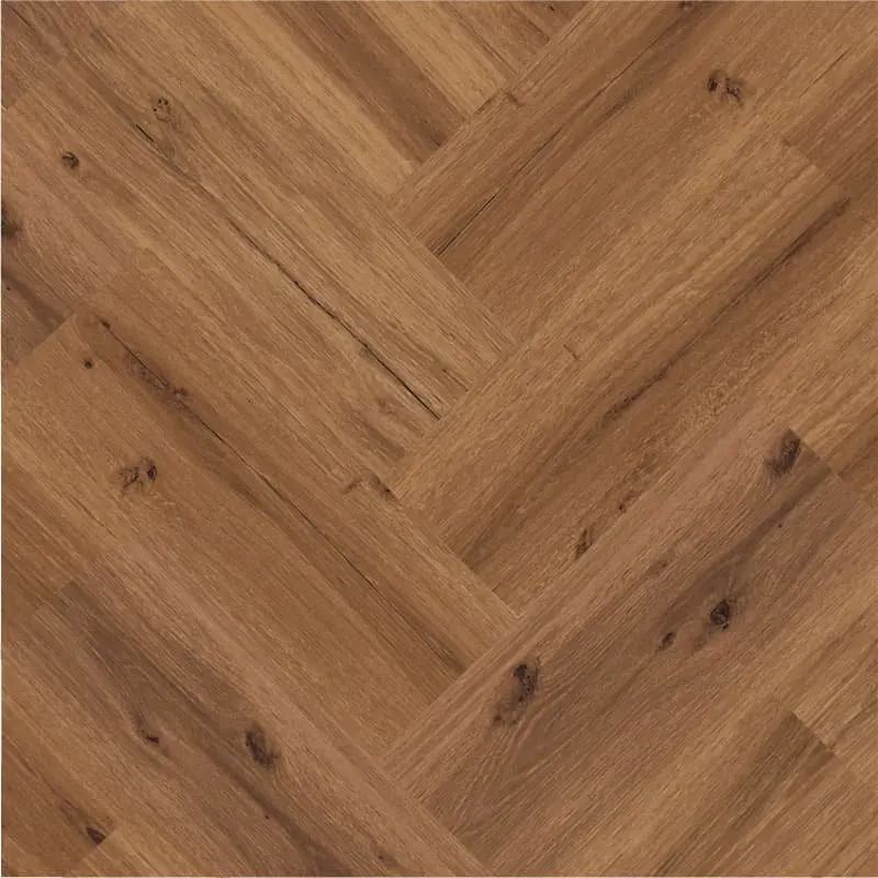 Vinylová podlaha BRASED Ecoline Herringbone HB lepený 9593 Dub královský tmavý
