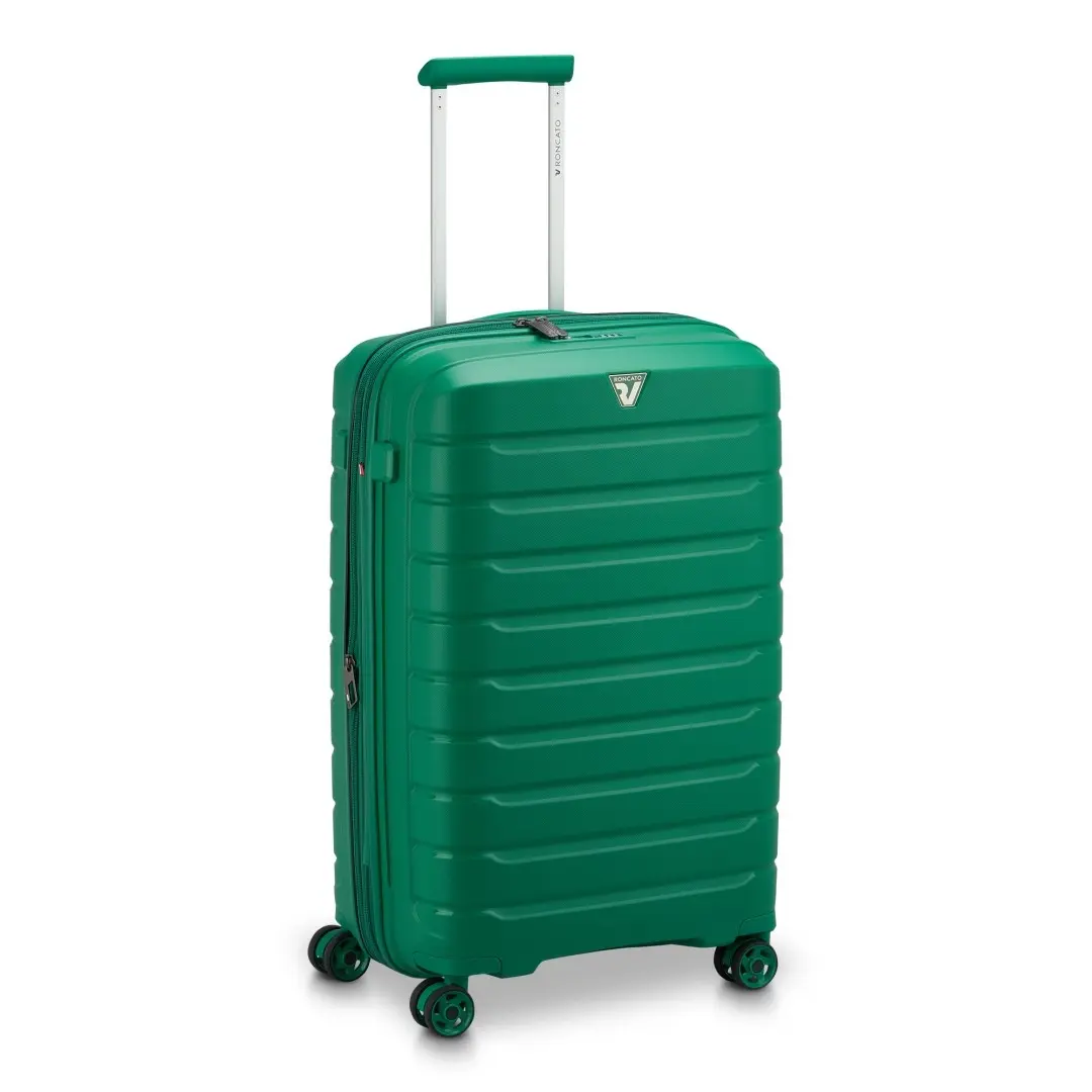 RONCATO Kufr B-FLYING Spinner 68/26 Expander Zelený, 68 x 26 x 44 (41818207)