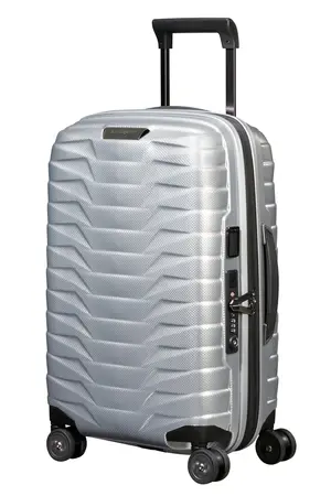 SAMSONITE Kufr Proxis Spinner Expander USB 55/20/35 Cabin Silver, 55 x 20 x 35 (140087/1776)