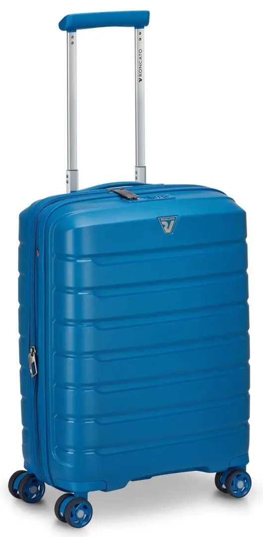Roncato Cestovní kufr B-FLYING S modrá denim 55x40x20/25 cm, 55 x 20 x 40 (41818388)