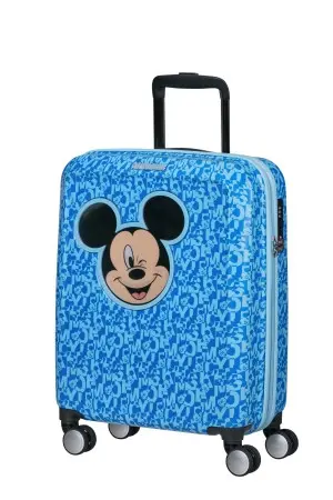 AT Kufr Funlight Disney Spinner 55/20 Cabin Mickey Lenticular Blue, 40 x 20 x 55 (122089/A638)