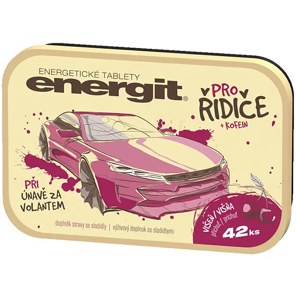 Energit Pro řidiče příchuť višeň 42 ks 38 g