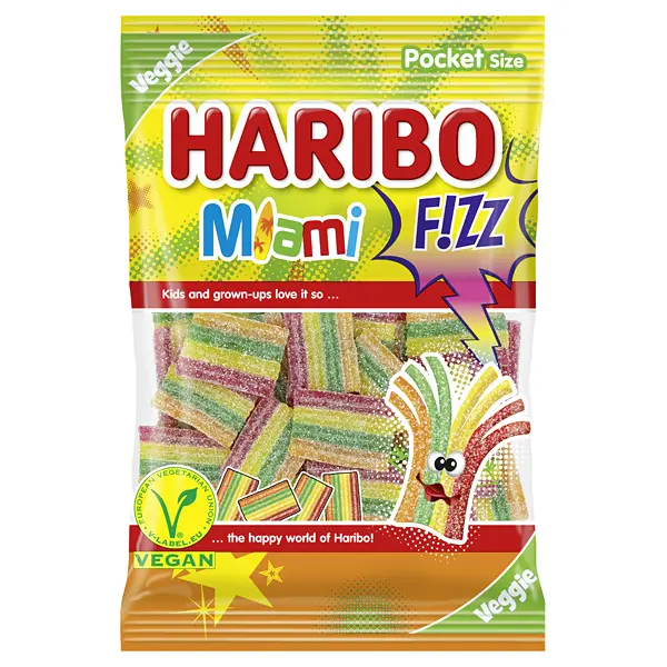 Haribo Miami F!ZZ bonbony 85 g