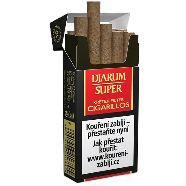 Doutníky Djarum Super Kretek Filtr Cigarillos 10ks