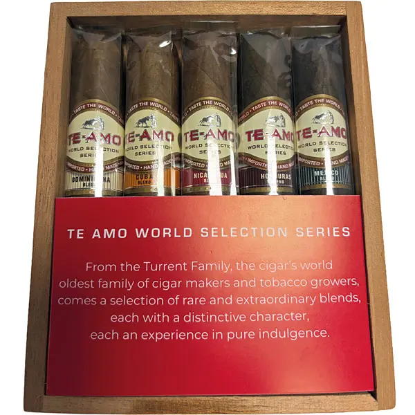 Doutníky Te Amo World Selection Series Robusto Mix 5ks