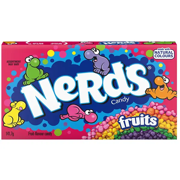 Nerds Fruits - Cukrové barevné dražé 141,7g