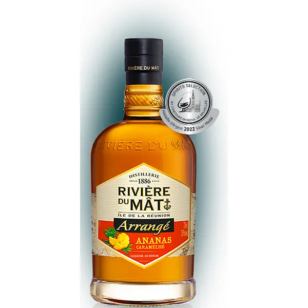 Riviére du Mat Arrangé Mango & Passion Reunion cane spirits 35% 0,7l