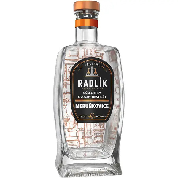 Palírna Radlík Meruňkovice 45% 0,5L | E-shop