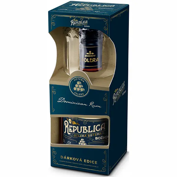 Republica Solera Božkov 0,5l 38%+1xSklo