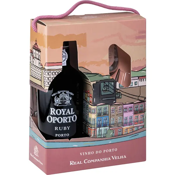 Royal Oporto Ruby 0,75l + 2x Sklenička