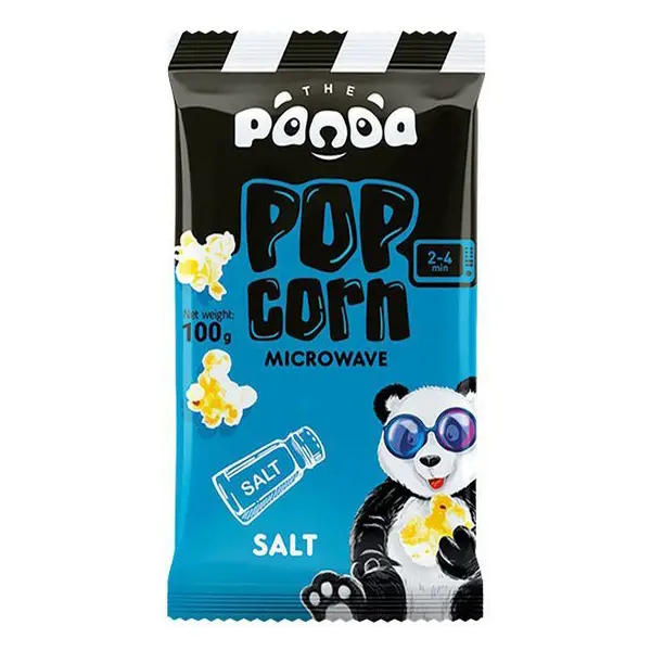 Popcorn Panda do mikrovlnné trouby slaný 100g