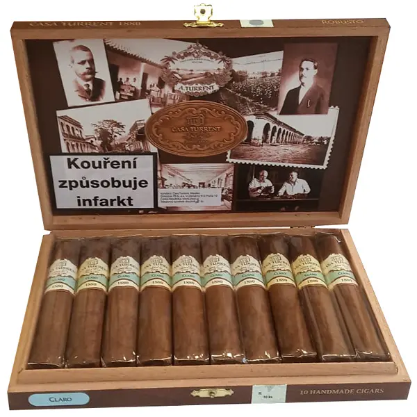 Doutníky Casa Turrent 1880 Claro Robusto