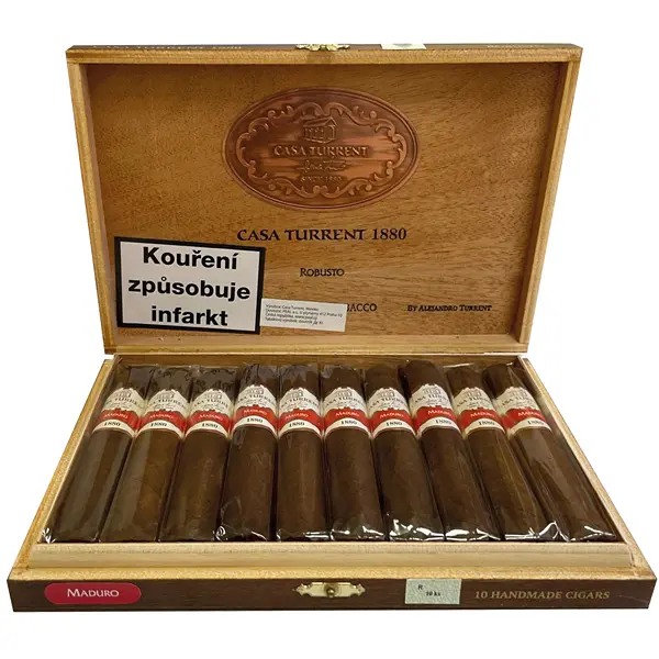 Doutníky Casa Turrent 1880 Maduro Robusto 10/K