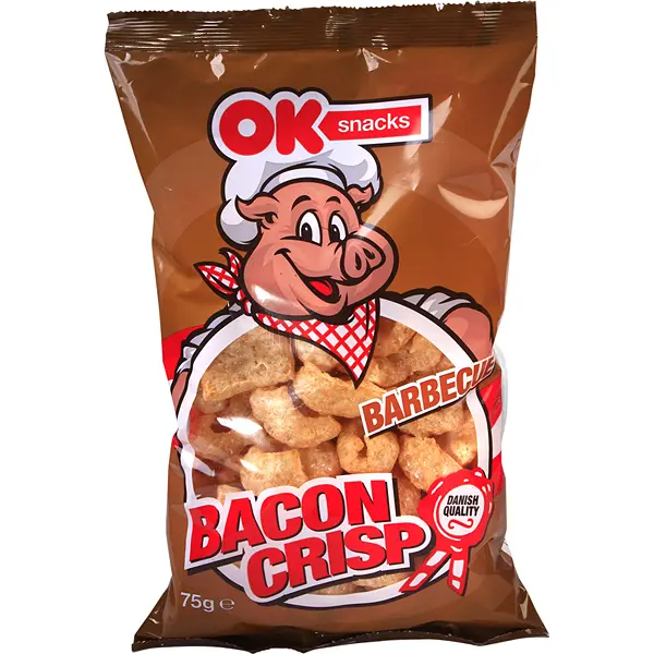 Škvarkové křupky Barbecue 75g OK Snack