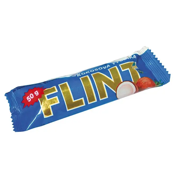 Kokosová Tyčinka s Tmavou Polevou 50g Flint