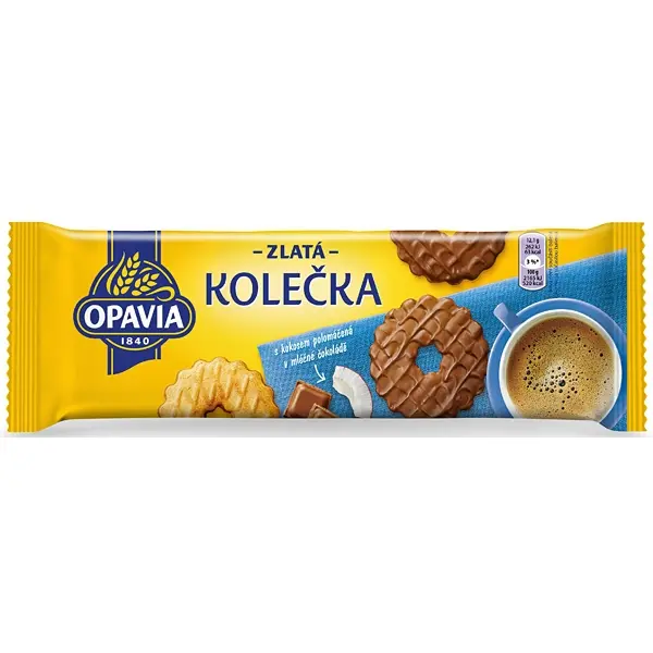 Zlaté Kolečka Kokosová 146g Opavia