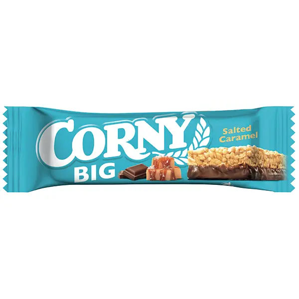 CORNY BIG cereální tyčinka Slaný karamel 40 g