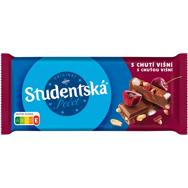 Studentská Pečeť Mléčná s Višněmi 170g Orion