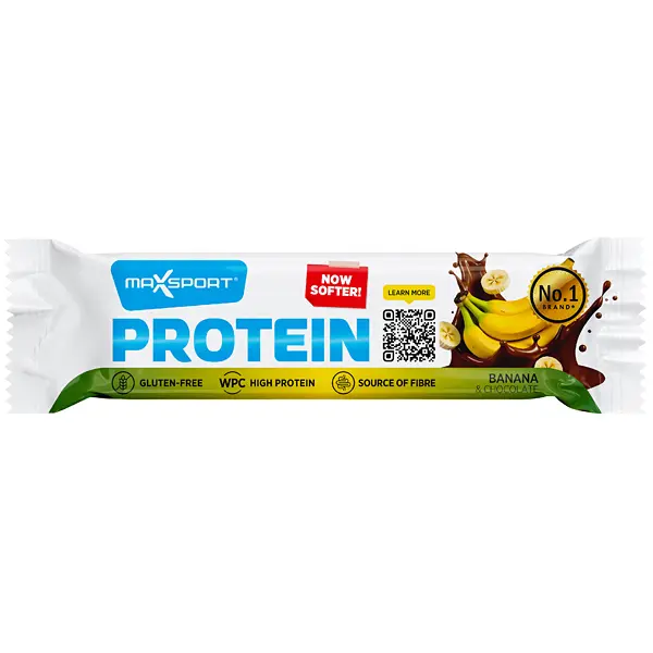 Maxsport Protein Banán v mléčné čokoládě 50g