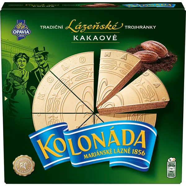 Kolonáda Lázeňské Trojhránky Kakaové 200g Opavia