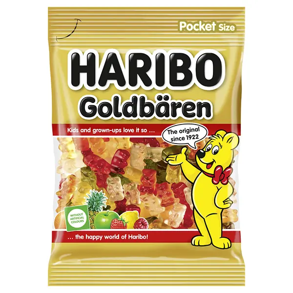Haribo Goldbären želé s ovocnými příchutěmi 100 g