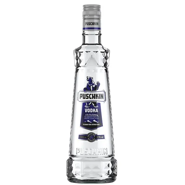 Puschkin Vodka 37,5% 1 l (holá láhev)
