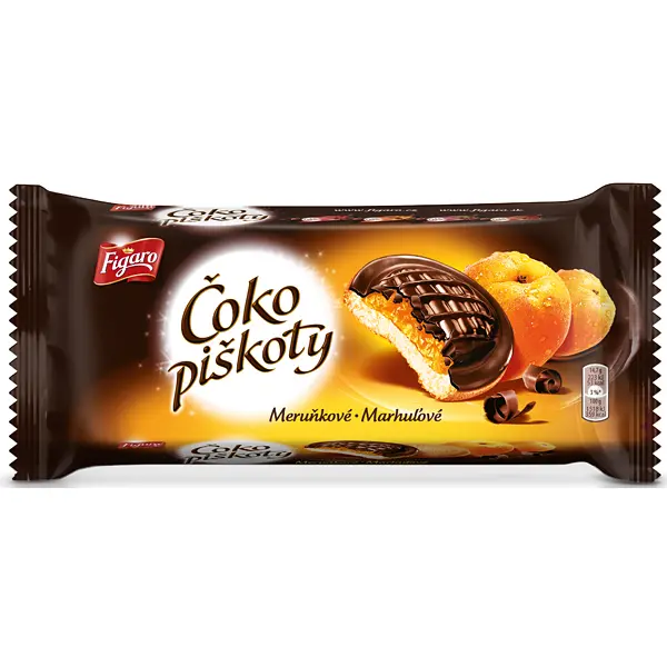 Pims Čokopiškoty Meruňka 147g Opavia