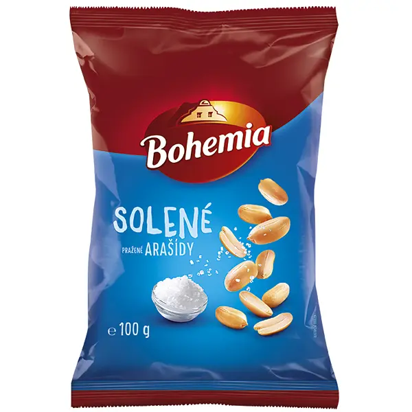 Arašídy Solené 100g Bohemia