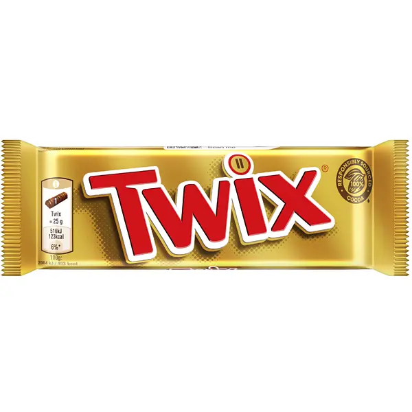 Twix - čokoládová tyčinka, 50 g