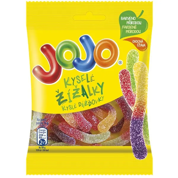 Jojo Kyselé Žížalky 80g