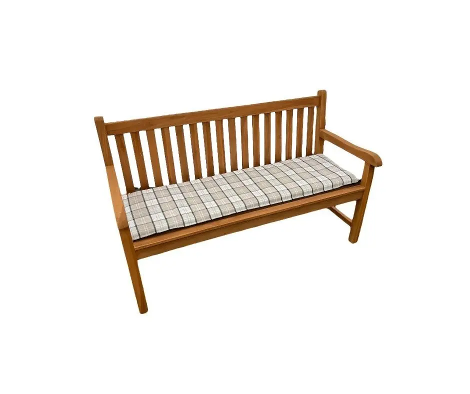 Doppler CASA 4401 - sedák na 3-místnou lavici 150 x 45 x 4 cm - modrý + béžový + antracit