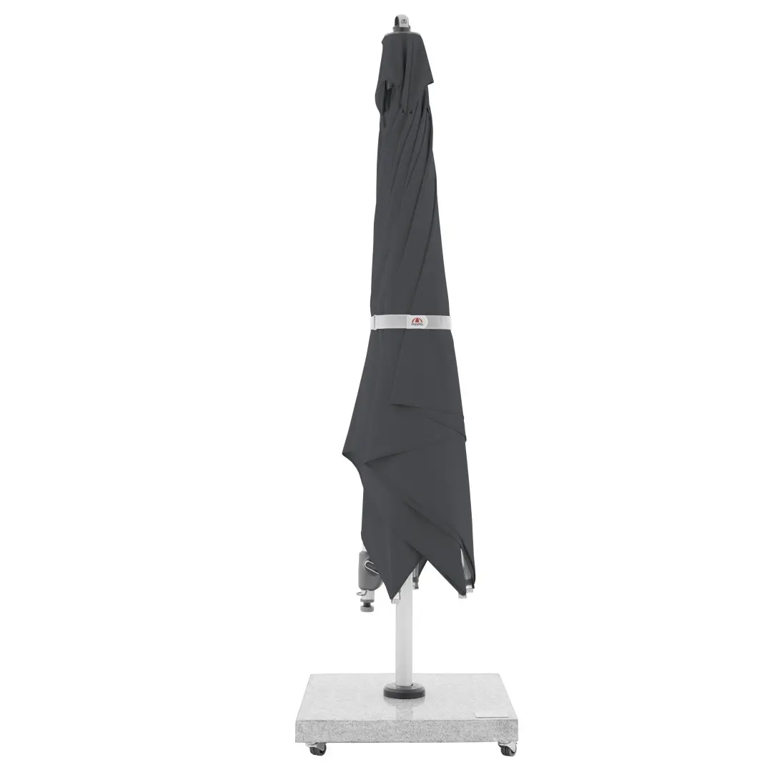 Zahradní výkyvný slunečník s boční tyčí Doppler EXPERT 3 x 3 m, antracit DP465247T840