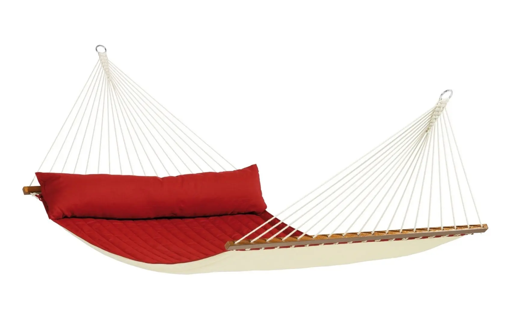 La Siesta Houpací síť s tyčí ALABAMA KINGSIZE - redpepper