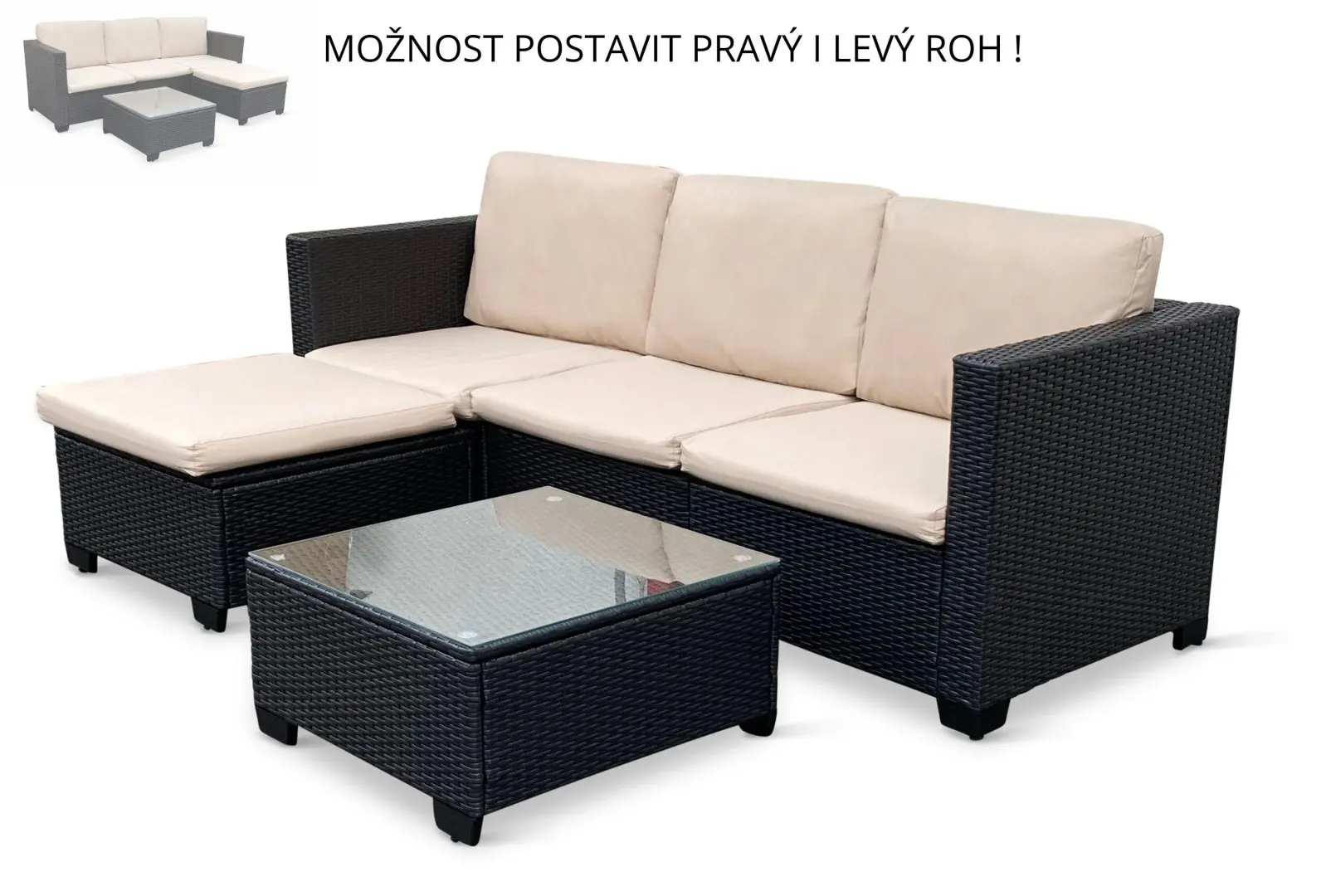 Texim AMY - zahradní rohový set