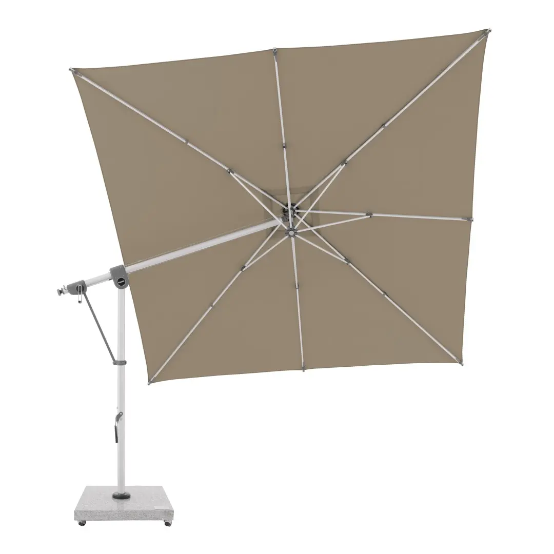 Doppler EXPERT 3 x 3 m – zahradní výkyvný slunečník s boční tyčí