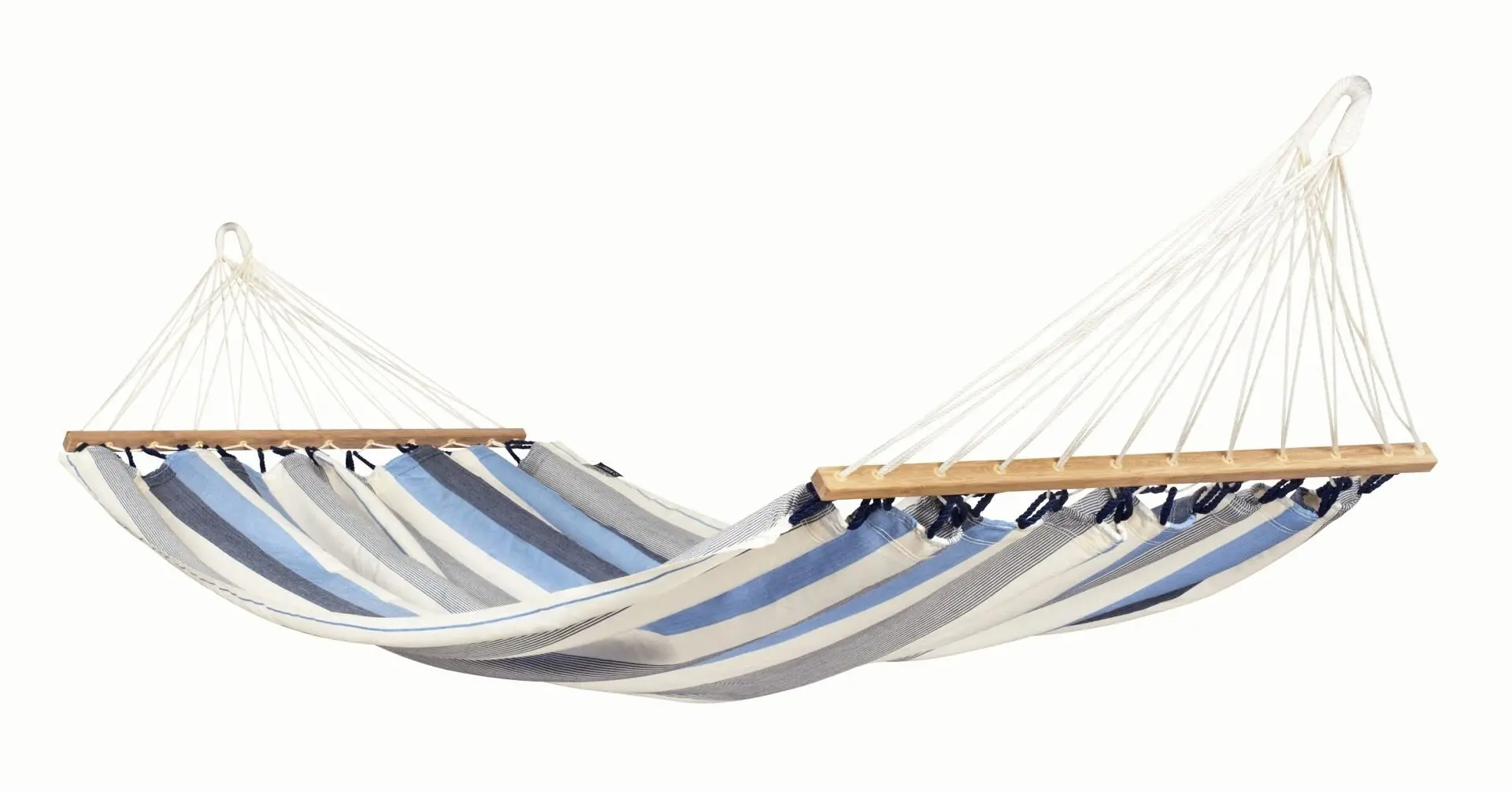 La Siesta Houpací síť s tyčí ALISIO SINGLE - seasalt