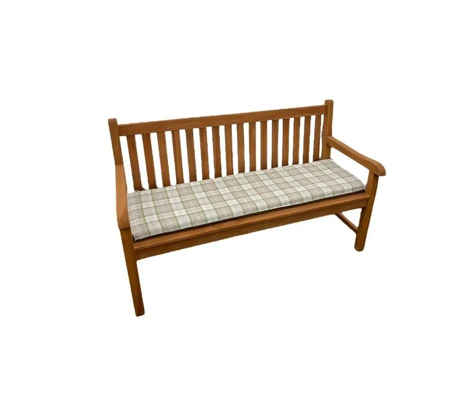 Doppler CASA 4403 - sedák na 2-místnou lavici 120 x 45 x 4 cm - zelený + béžový