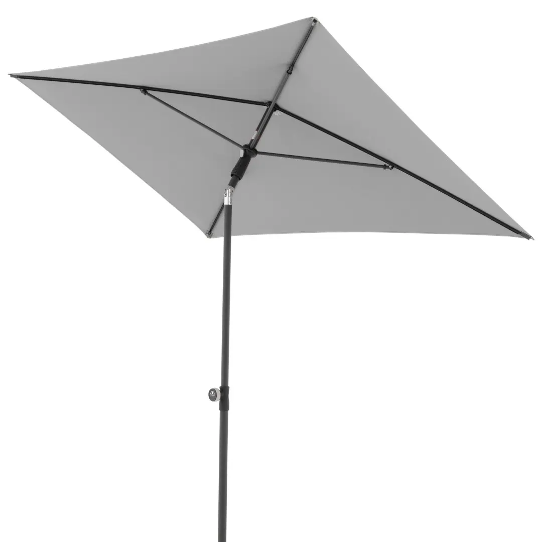 Slunečník se středovou nohou Doppler ACTIVE 200 x 120 cm, světle šedá DP473586827