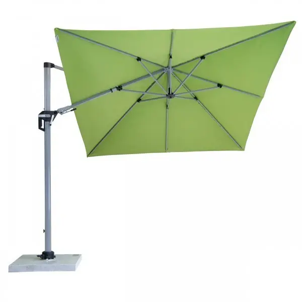 Výkyvný zahradní slunečník s boční tyčí Doppler ACTIVE 350  x 260 cm, zelená DP469266836