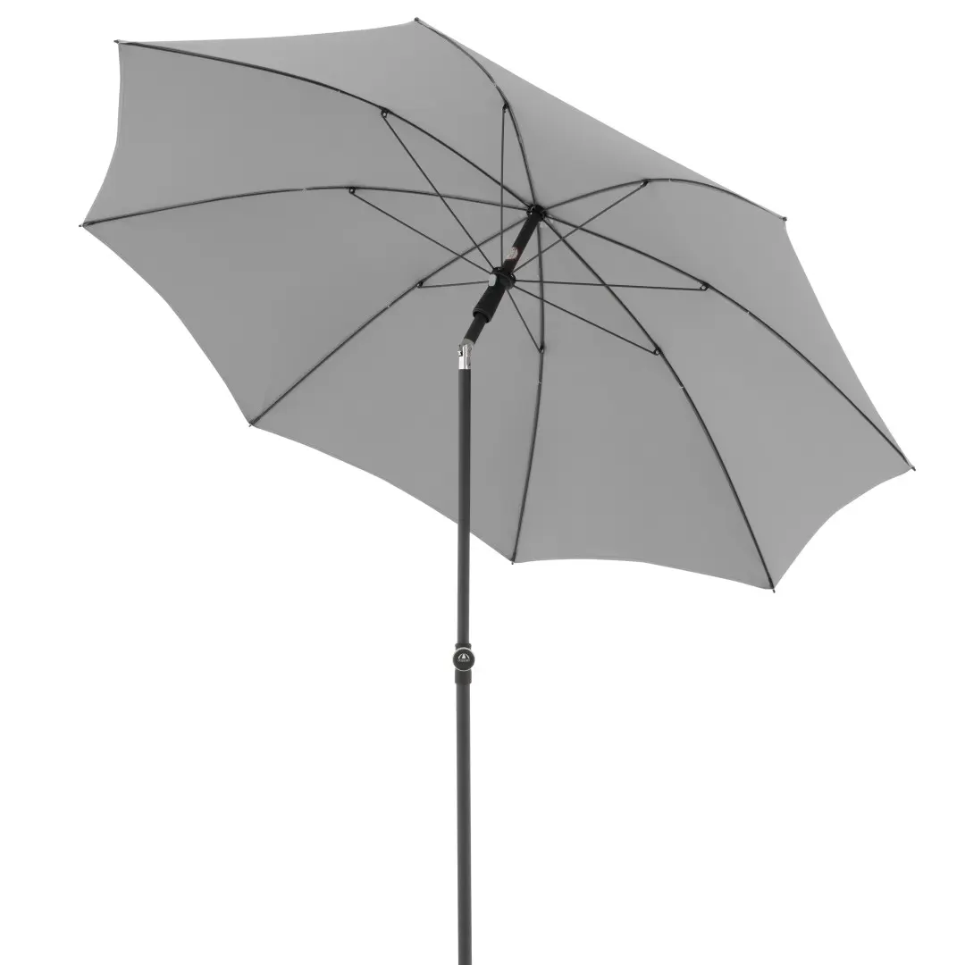 Slunečník se středovou nohou Doppler ACTIVE 210 cm, světle šedá DP475586827