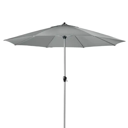 Doppler ACTIVE KURBEL 380 cm – slunečník s klikou světle šedý (kód barvy 827)