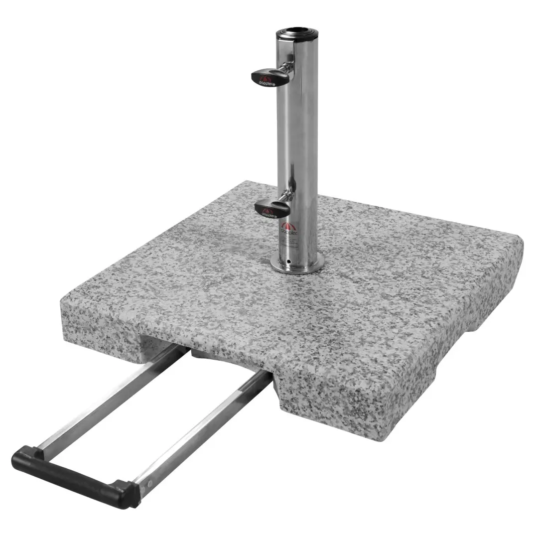 Doppler TROLLEY 30 kg - žulový pojízdný stojan pro slunečníky