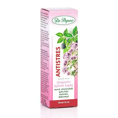 Dr. Popov antistres bylinné kapky 50ml