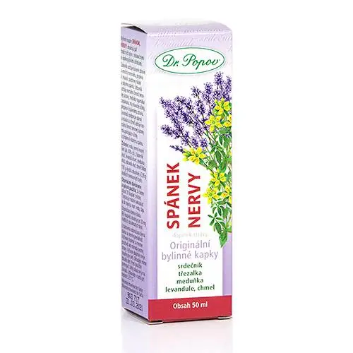 DR.POPOV Kapky bylinné spánek-nervy 50 ml