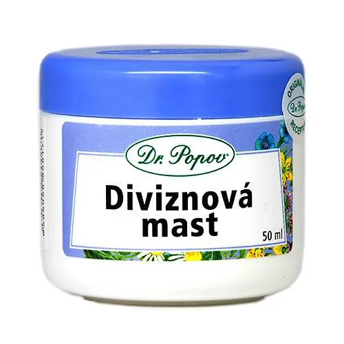 Dr. Popov Diviznová mast, 50 ml - min. trvanlivost do 30.6.2026