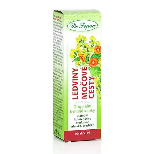 Dr.Popov Kapky bylinné Ledviny-močové cesty 50ml