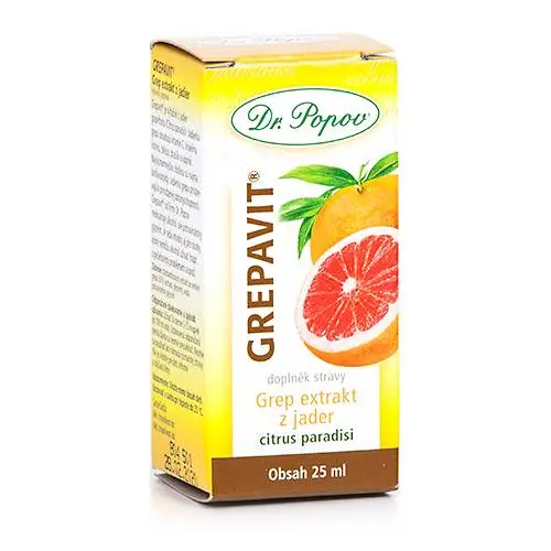 Dr. Popov Kapky Grepavit grep extrakt z jader 25 ml